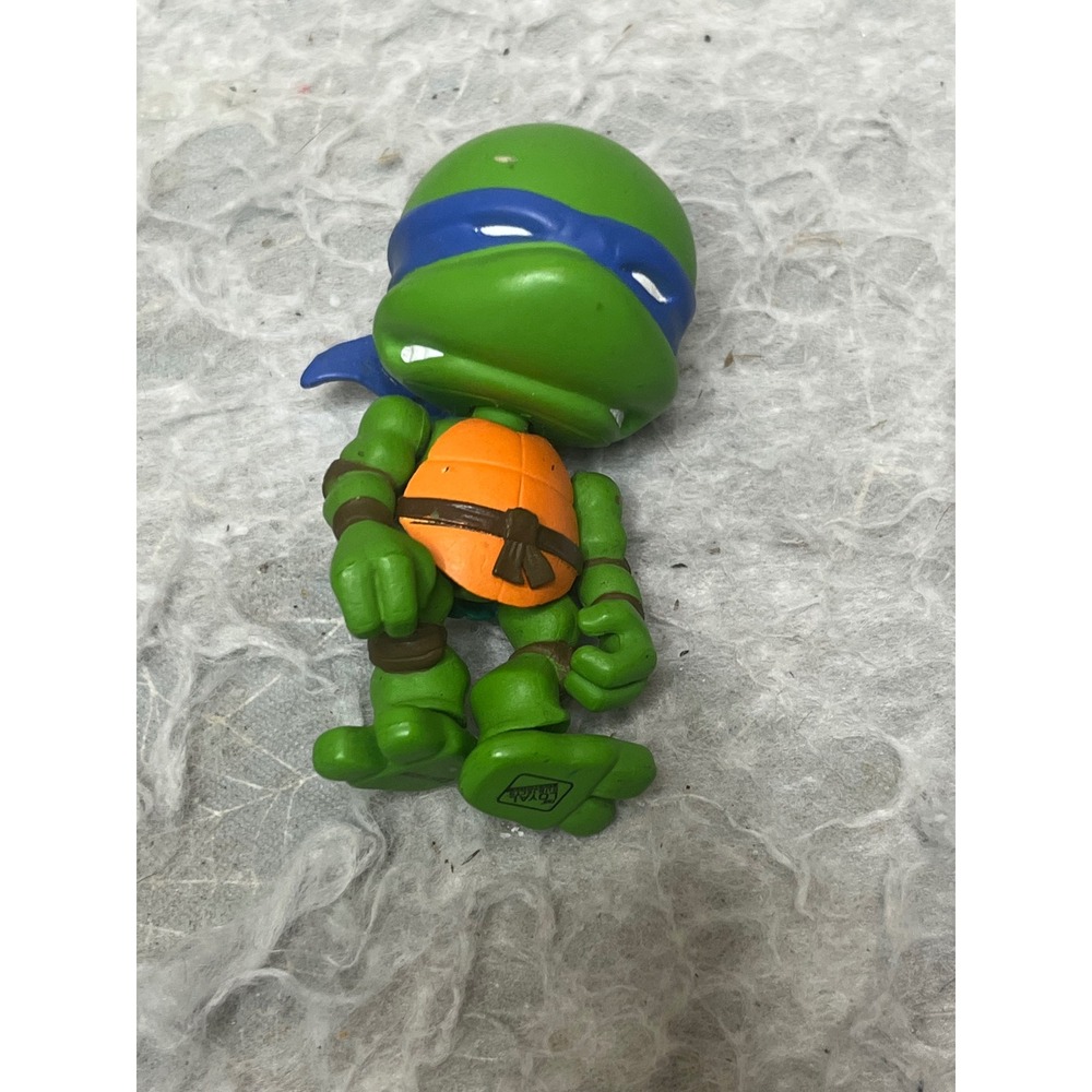 The Loyal Subjects TMNT Leonardo Action Figure 2014 Viacom Blue Bandana Vinyl